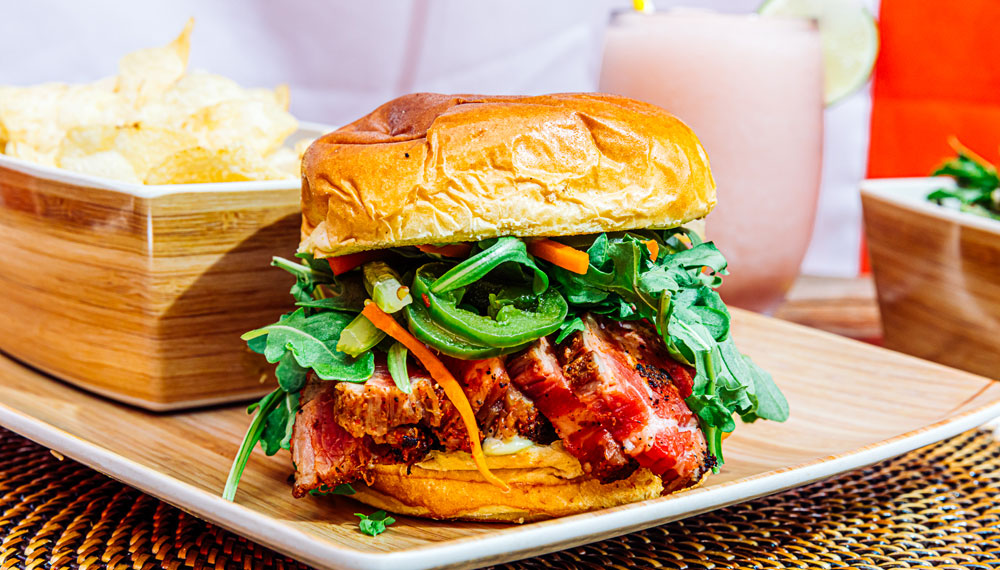A bacon sandwich of some sort at Kimpton Cottonwood Hotel